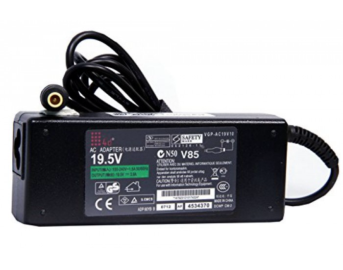  LAPTOP ADAPTOR FOR SONY 75W 19V / 3.9A